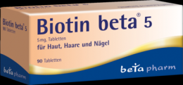 BIOTIN BETA 5 Tabletten 90 St