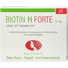 Biotin H Forte 20 St Tabletten