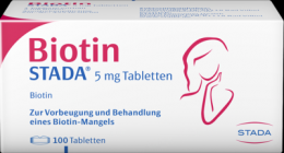 BIOTIN STADA 5 mg Tabletten 100 St