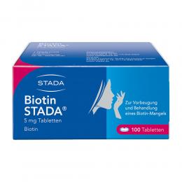 Ein aktuelles Angebot für BIOTIN STADA 5 mg Tabletten 100 St Tabletten Nahrungsergänzungsmittel - jetzt kaufen, Marke Stada Consumer Health Deutschland Gmbh.
