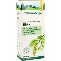 BIRKENSAFT Schoenenberger Heilpflanzensäfte 200 ml Saft