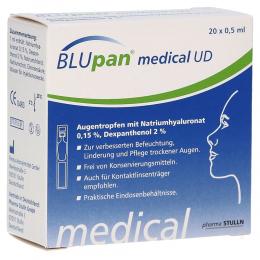 Ein aktuelles Angebot für BLUPAN medical UD Augentropfen 20 X 0.5 ml Augentropfen Augen & Ohren - jetzt kaufen, Marke Pharma Stulln GmbH.