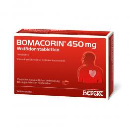 Ein aktuelles Angebot für BOMACORIN 450 mg Weißdorntabletten 100 St Filmtabletten Herzstärkung - jetzt kaufen, Marke Hevert-Arzneimittel Gmbh & Co. Kg.