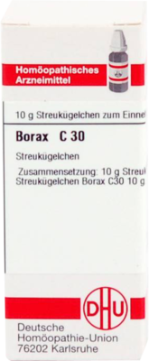 BORAX C 30 Globuli 10 g
