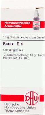 BORAX D 4 Globuli 10 g