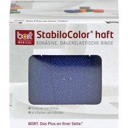 BORT StabiloColor haft Binde 6 cm blau 1 St.