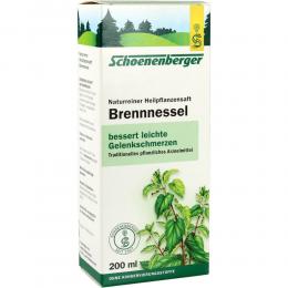 BRENNNESSELSAFT Schoenenberger 200 ml Saft