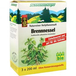 BRENNNESSELSAFT Schoenenberger 3 X 200 ml Saft