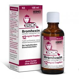 BROMHEXIN Hermes Arzneimittel 12 mg/ml Tropfen 100 ml