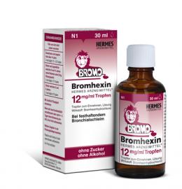 BROMHEXIN Hermes Arzneimittel 12 mg/ml Tropfen 30 ml