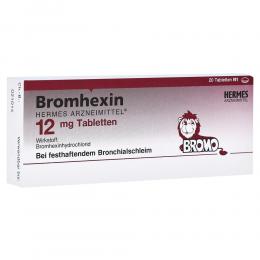 BROMHEXIN Hermes Arzneimittel 12 mg Tabletten 20 St Tabletten