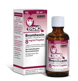 BROMHEXIN Hermes Arzneimittel 8 mg/ml Tropfen 30 ml