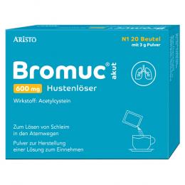 BROMUC akut 600 mg Hustenlöser 20 St Pulver zur Herstellung einer Lösung zum Einnehmen