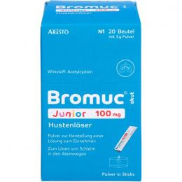 BROMUC akut Junior 100 mg Hustenlöser P.H.e.L.z.E. 20 St.