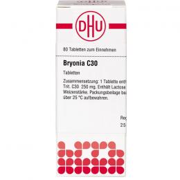 BRYONIA C 30 Tabletten 80 St.
