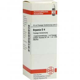 BRYONIA D 4 Dilution 20 ml Dilution