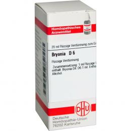 BRYONIA D 6 Dilution 20 ml Dilution