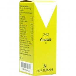 Ein aktuelles Angebot für Cactus H 240 50 ml Tropfen Naturheilmittel - jetzt kaufen, Marke Nestmann Pharma GmbH.