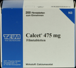 CALCET 475 mg Filmtabletten 200 St