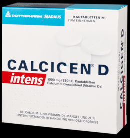 CALCIGEN D intens 1000 mg/880 I.E. Kautabletten 48 St