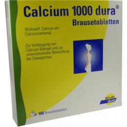 CALCIUM 1000 dura Brausetabletten 100 St Brausetabletten