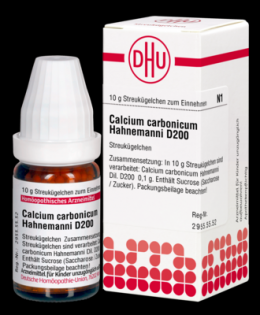 CALCIUM CARBONICUM Hahnemanni D 200 Globuli 10 g