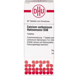 CALCIUM CARBONICUM Hahnemanni D 30 Tabletten 80 St.