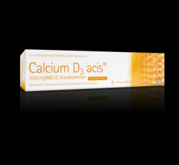 CALCIUM D3 acis 1000 mg/880 I.E. Brausetabletten 20 St