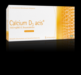 CALCIUM D3 acis 1000 mg/880 I.E. Brausetabletten 40 St