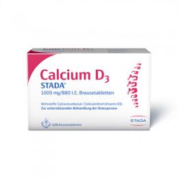 CALCIUM D3 STADA 1000 mg/880 I.E. Brausetabletten 120 St