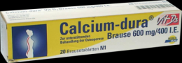 CALCIUM DURA Vit D3 Brause 600 mg/400 I.E. 20 St