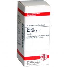 CALCIUM FLUORATUM D 12 Tabletten 80 St Tabletten