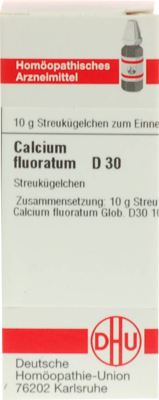 CALCIUM FLUORATUM D 30 Globuli 10 g