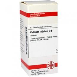 CALCIUM JODATUM D 6 Tabletten 80 St