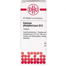 CALCIUM PHOSPHORICUM D 12 Tabletten 80 St.