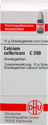 CALCIUM SULFURICUM C 200 Globuli 10 g