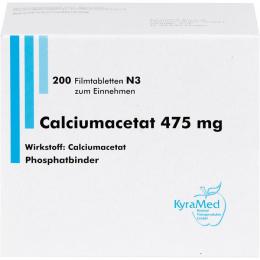 CALCIUMACETAT 475 mg Filmtabletten 200 St.