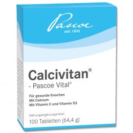 Ein aktuelles Angebot für CALCIVITAN Pascoe Vital Tabletten 100 St Tabletten Multivitamine & Mineralstoffe - jetzt kaufen, Marke PASCOE Vital GmbH.