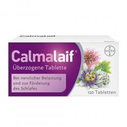 Ein aktuelles Angebot für CALMALAIF überzogene Tabletten 120 St Überzogene Tabletten Durchschlaf- & Einschlafhilfen - jetzt kaufen, Marke Bayer Vital GmbH.