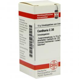 CANTHARIS C 30 Globuli 10 g Globuli