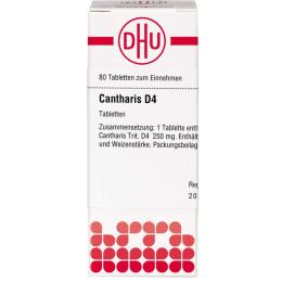 CANTHARIS D 4 Tabletten 80 St.