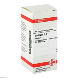 CANTHARIS D 4 Tabletten 80 St Tabletten