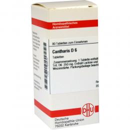 Ein aktuelles Angebot für CANTHARIS D 6 Tabletten 80 St Tabletten Naturheilkunde & Homöopathie - jetzt kaufen, Marke DHU-Arzneimittel GmbH & Co. KG.