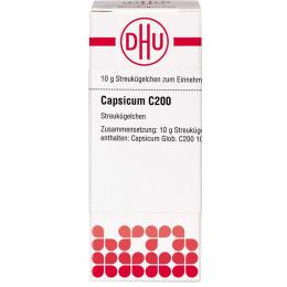 CAPSICUM C 200 Globuli 10 g