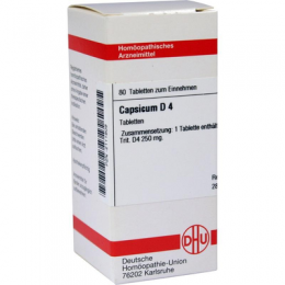 CAPSICUM D 4 Tabletten 80 St