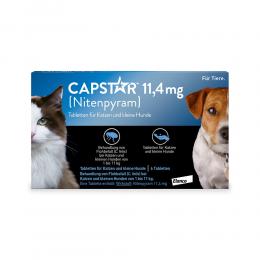 CAPSTAR 11,4 mg Tabletten f.Katzen/kleine Hunde 6 St Tabletten