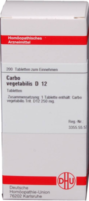 CARBO VEGETABILIS D 12 Tabletten 200 St
