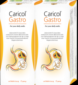 CARICOL Gastro Beutel Doppelpackung 40X21 ml