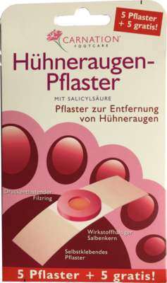 CARNATION Hhneraugen-Pflaster 5+5 gratis 10 St