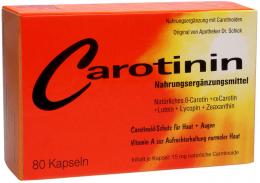 Ein aktuelles Angebot für CAROTININ 80 St Kapseln Multivitamine & Mineralstoffe - jetzt kaufen, Marke Inkosmia GmbH & Cie. KG.
